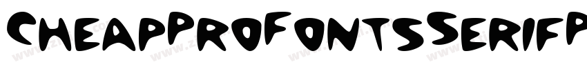 CheapProFontsSerifP字体转换