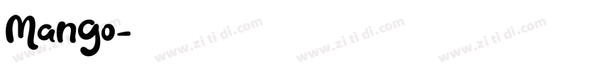 Mango字体转换
