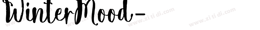 WinterMood字体转换