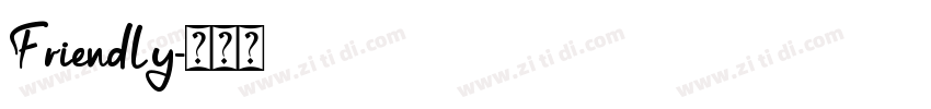 Friendly字体转换