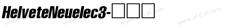 HelveteNeuelec3字体转换