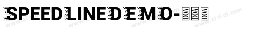 SpeedLineDEMO字体转换