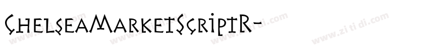 ChelseaMarketScriptR字体转换