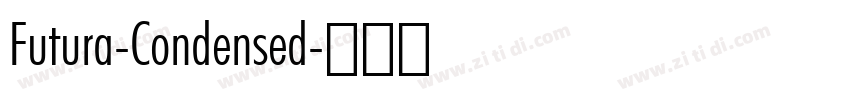 Futura-Condensed字体转换 Futura-Condensed字体转换