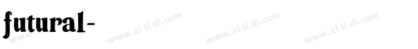 futural字体转换