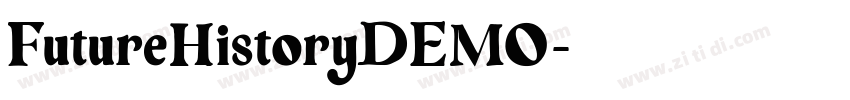 FutureHistoryDEMO字体转换