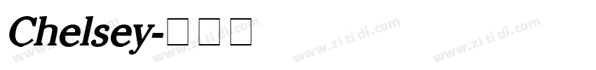 Chelsey字体转换