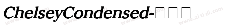 ChelseyCondensed字体转换