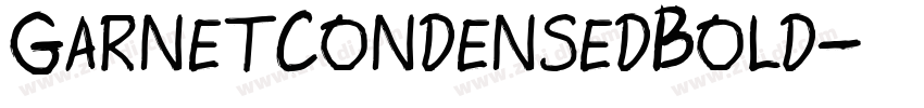 GarnetCondensedBold字体转换