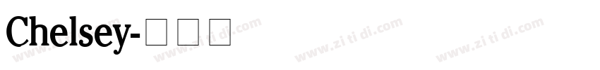 Chelsey字体转换