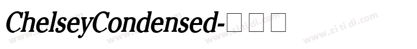 ChelseyCondensed字体转换