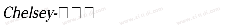 Chelsey字体转换