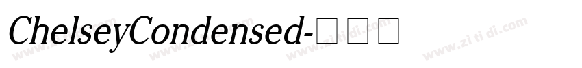 ChelseyCondensed字体转换