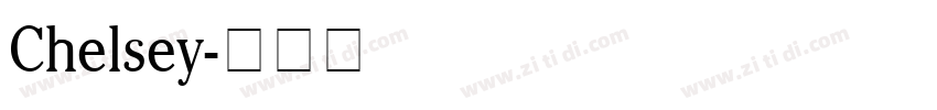 Chelsey字体转换