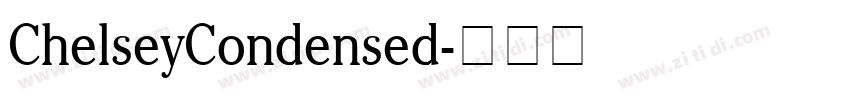 ChelseyCondensed字体转换