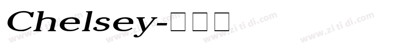 Chelsey字体转换