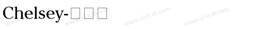 Chelsey字体转换