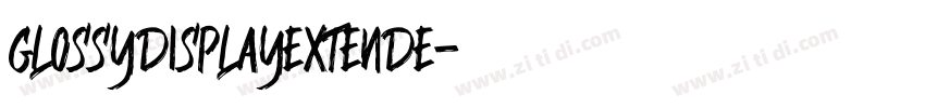 GlossyDisplayExtende字体转换