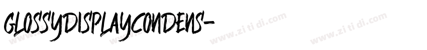GlossyDisplayCondens字体转换