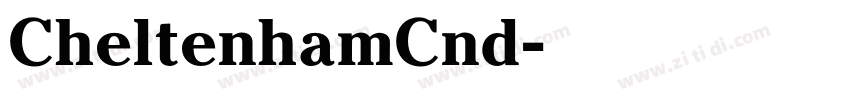CheltenhamCnd字体转换