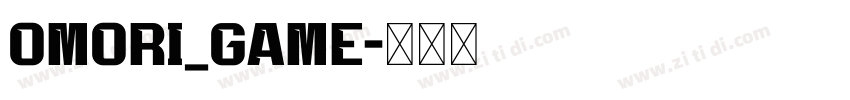 omori_game字体转换