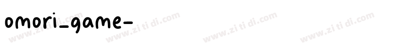 omori_game字体转换