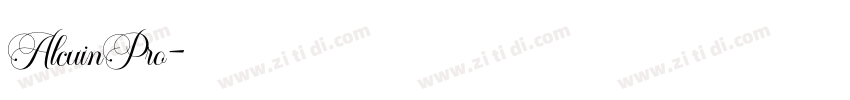 AlcuinPro字体转换