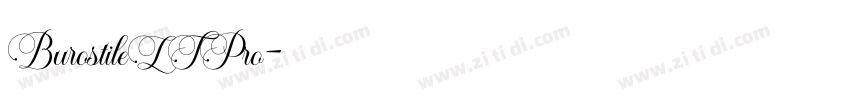 BurostileLTPro字体转换
