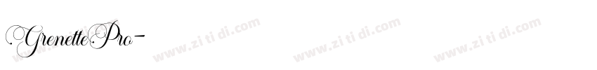 GrenettePro字体转换
