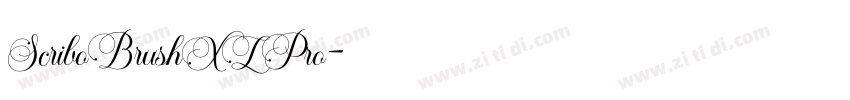 ScriboBrushXLPro字体转换