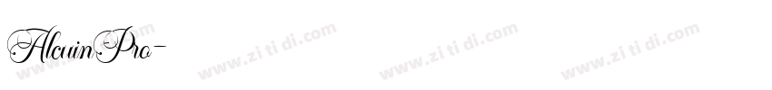 AlcuinPro字体转换