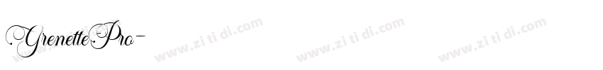 GrenettePro字体转换