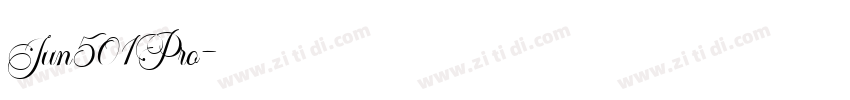 Jun501Pro字体转换