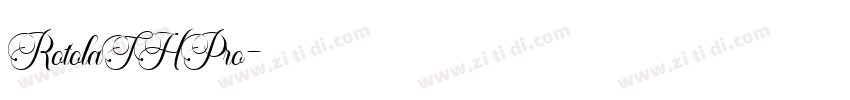 RotolaTHPro字体转换