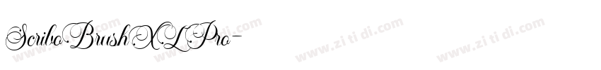 ScriboBrushXLPro字体转换