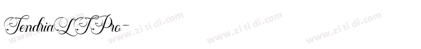TendriaLTPro字体转换