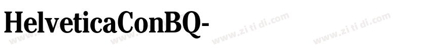 HelveticaConBQ字体转换