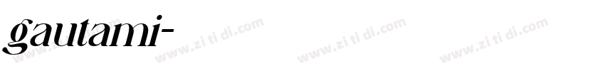 gautami字体转换