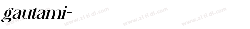 gautami字体转换