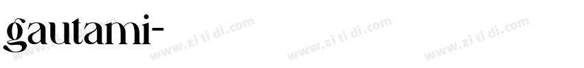 gautami字体转换