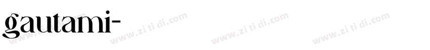 gautami字体转换
