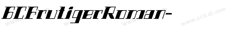 GCFrutigerRoman字体转换