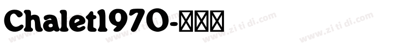 Chalet1970字体转换
