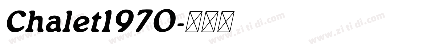 Chalet1970字体转换