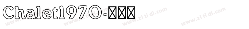 Chalet1970字体转换