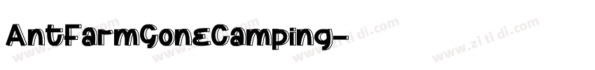 AntFarmGoneCamping字体转换