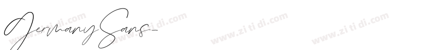 GermanySans字体转换
