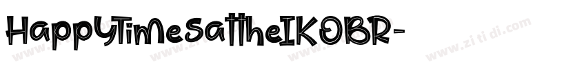HappyTimesattheIKOBR字体转换