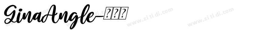 GinaAngle字体转换