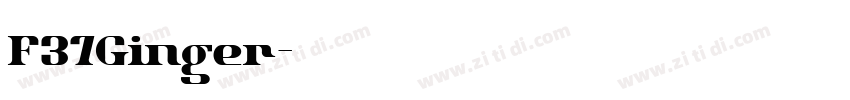 F37Ginger字体转换
